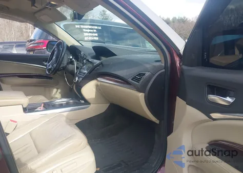 2016 Acura Mdx Technology Acurawatch Plus Packages/Technology Package from USA, damaged, VIN 5FRYD4H44GB018534